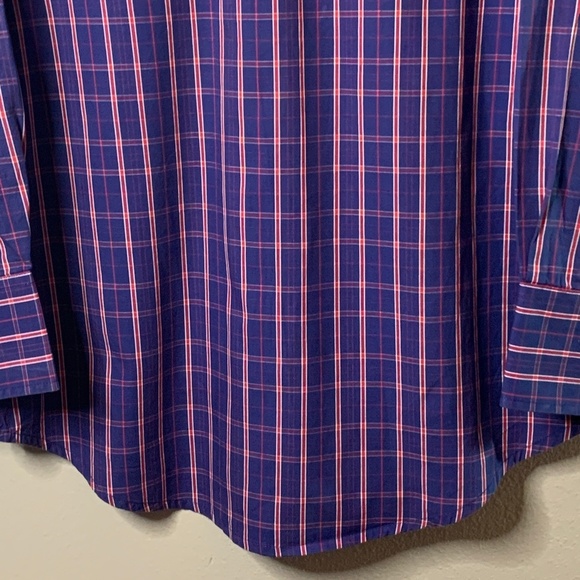 Wrangler Pearl Snap Shirt Med-Large National Patriot Logo Blue Plaid Rodeo Star - Picture 9 of 12